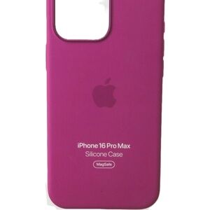NEW!! Apple iPhone 16 Pro Max Silicone Case - Pink